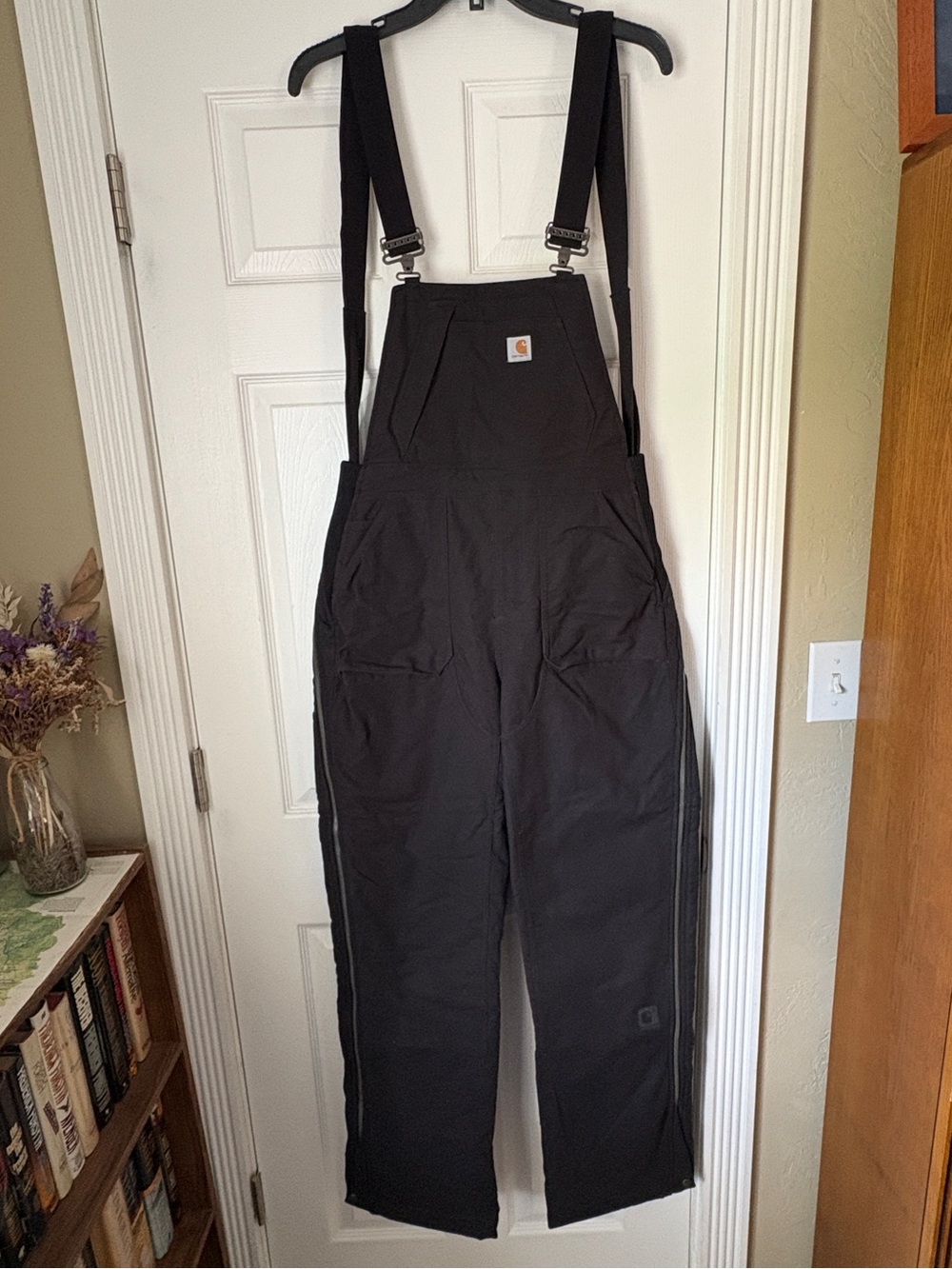 Carhartt Women’s Black Insulated Bib Overalls